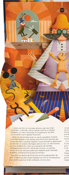 Pinocchio livre animé