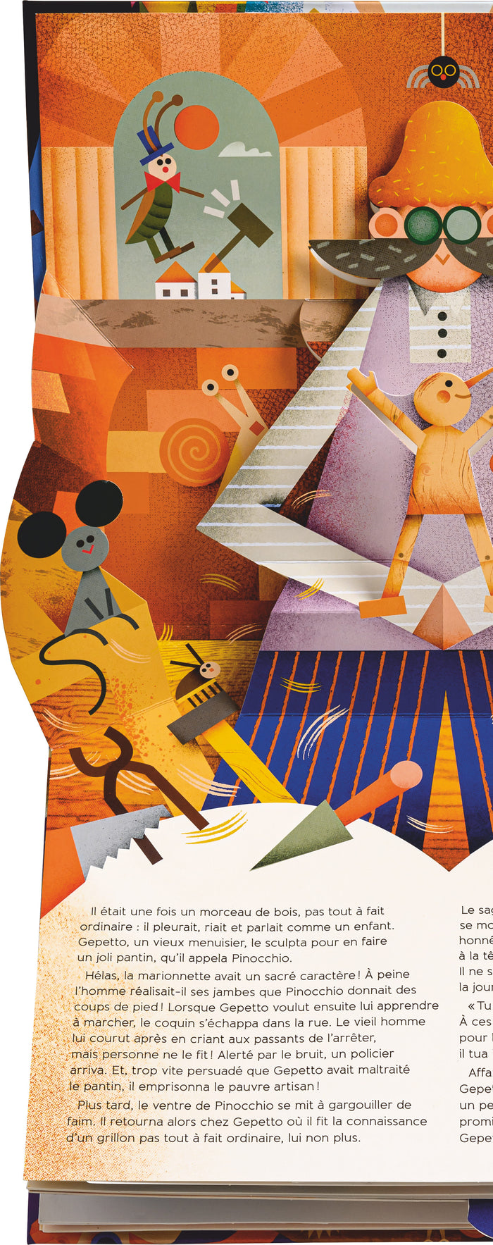 Pinocchio livre animé