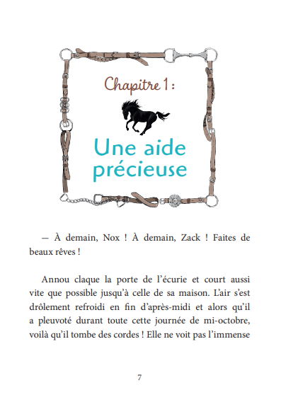 Roman AU GALOP, une année à cheval - Il faut sauver Nox et Zach