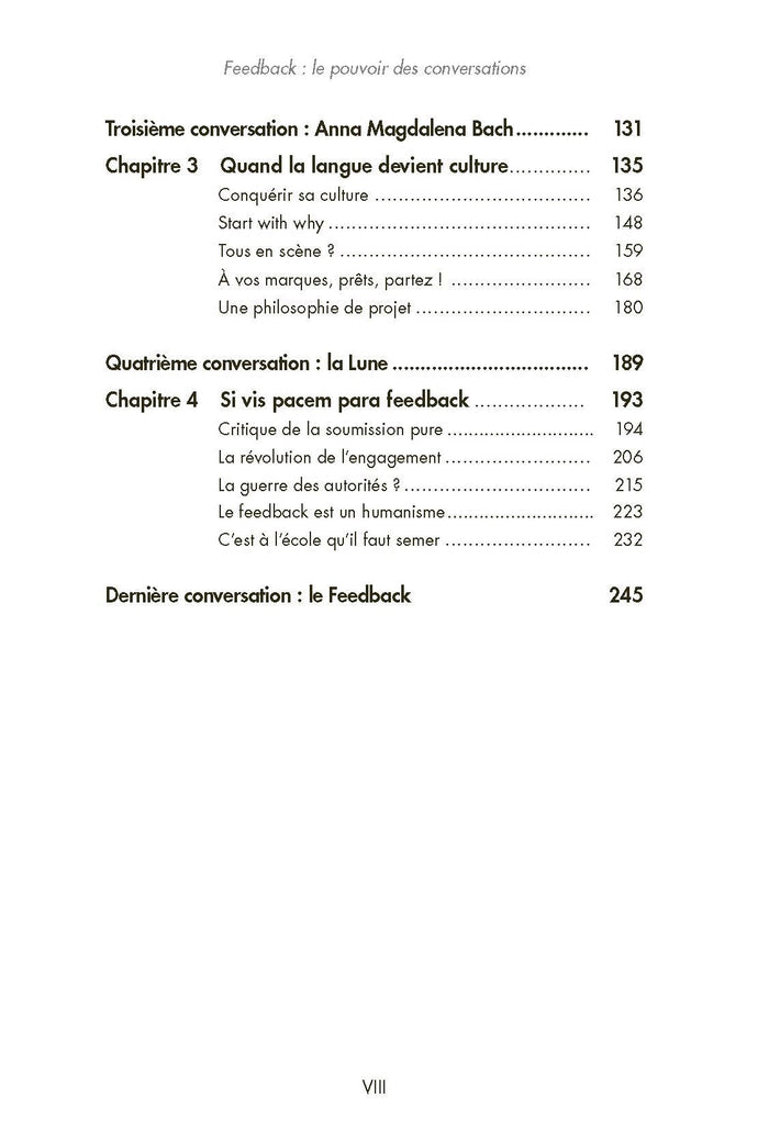 Feedback : le pouvoir des conversations