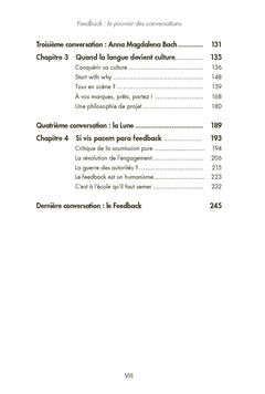 Feedback : le pouvoir des conversations