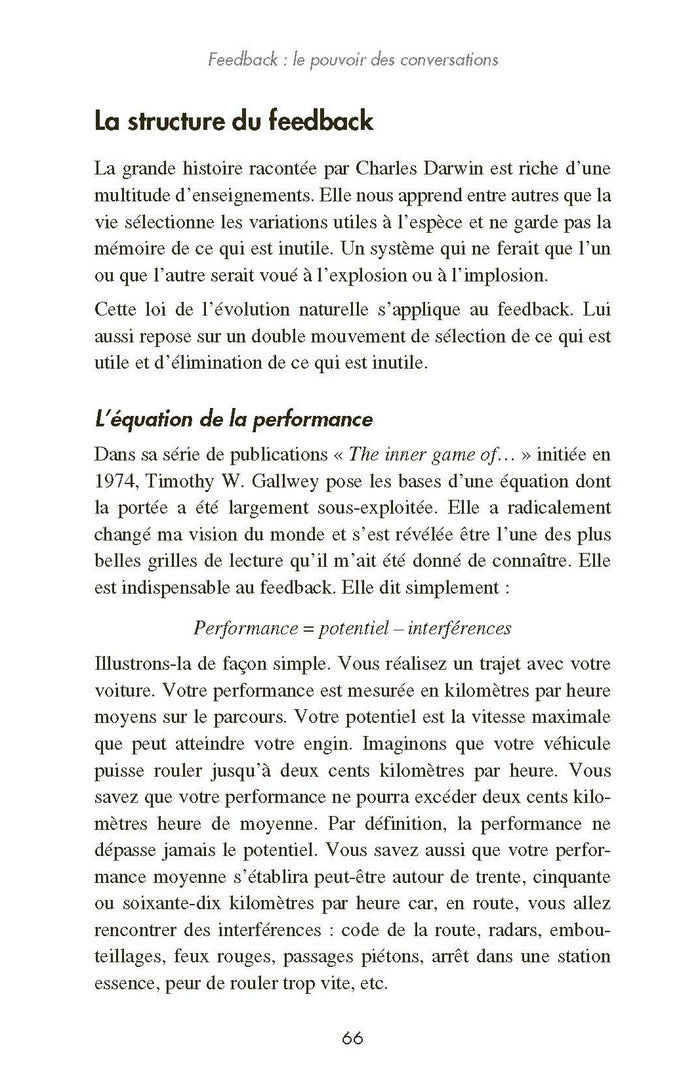 Feedback : le pouvoir des conversations