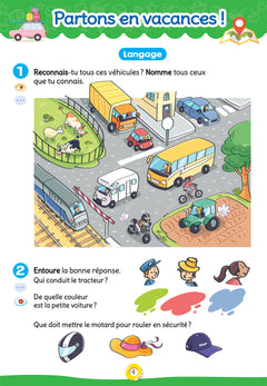 Hatier vacances - Cahier de vacances 2025 de la MS vers la GS 4/5 ans