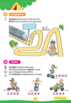 Hatier vacances - Cahier de vacances 2025 de la MS vers la GS 4/5 ans