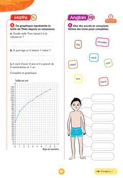 Cahier de vacances - Hatier vacances - Du CE2 vers le CM1 8/9 ans
