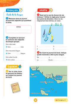 Cahier de vacances - Hatier vacances - Du CE2 vers le CM1 8/9 ans