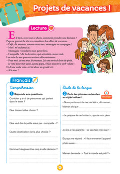 Cahier de vacances 2025 du CM1 vers le CM2 9/10 ans