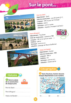 Cahier de vacances 2026 - Hatier vacances - Du CM2 vers la 6e 10/ 11 ans