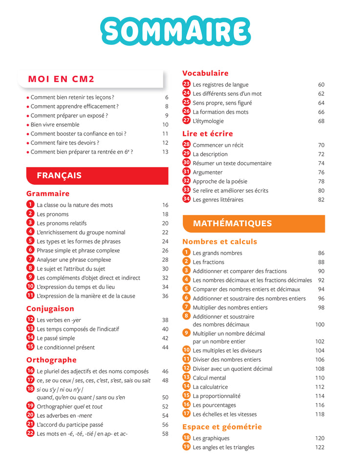 Tout savoir CM2 - Tout-en-un