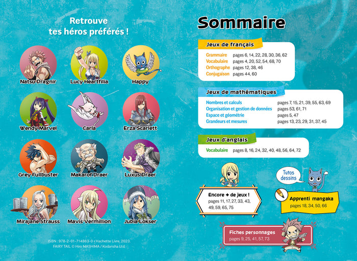 Fairy Tail - Jeux de vacances 2024