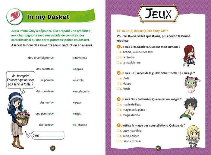 Fairy Tail - Jeux de vacances 2024