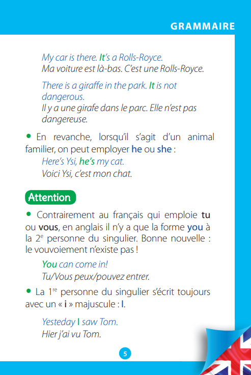 L'anti-fautes d'anglais, spécial Collège