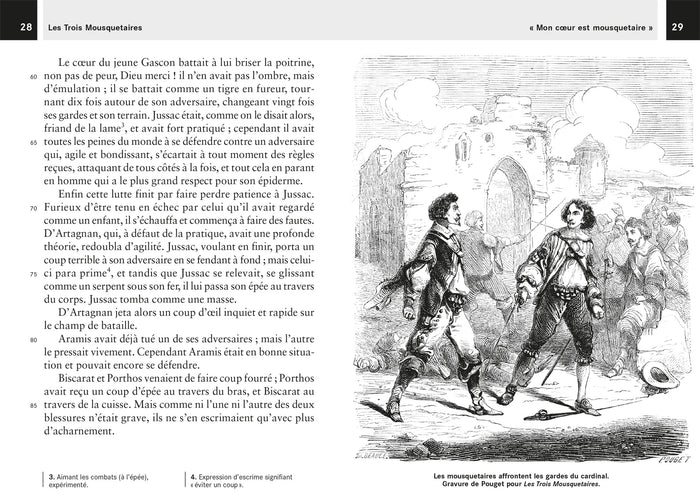 Les trois mousquetaires - Texte abrégé