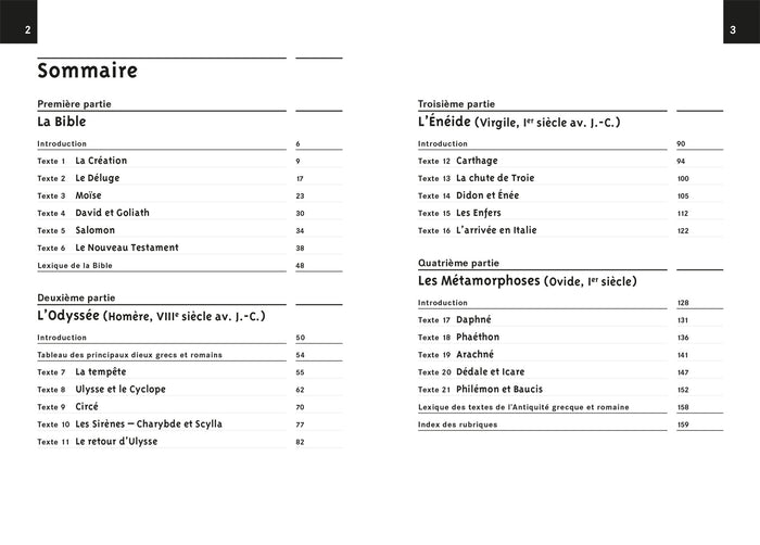 Les textes fondateurs 6e