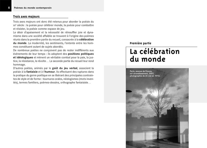 Poèmes du monde contemporain