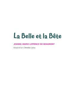 La belle et la bête et autres contes