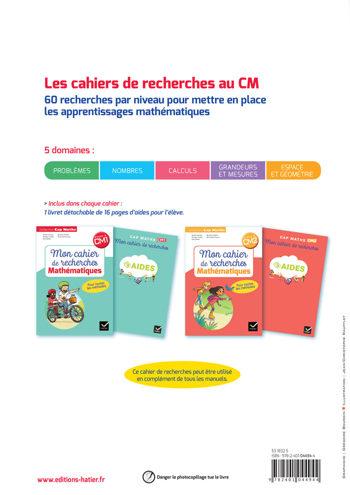 Mon cahier de recherches