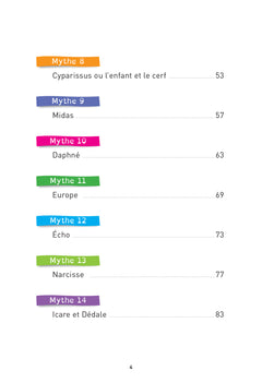 Classiques & Cie Ecole Cycle 3 - Icare, Narcisse, Daphné et autres mythes