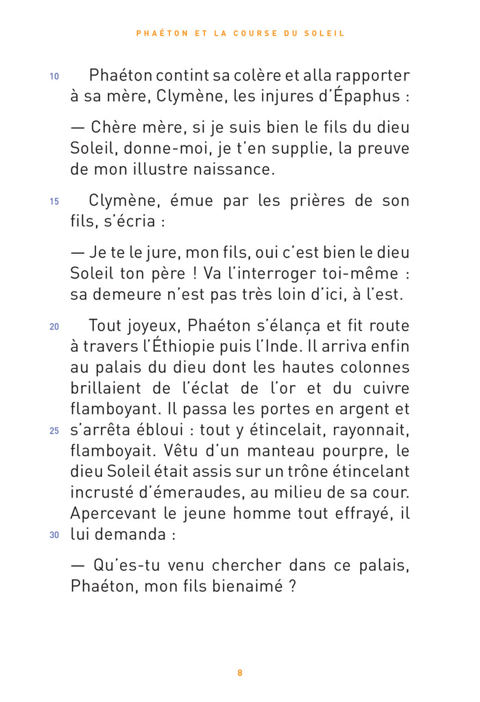 Classiques & Cie Ecole Cycle 3 - Icare, Narcisse, Daphné et autres mythes
