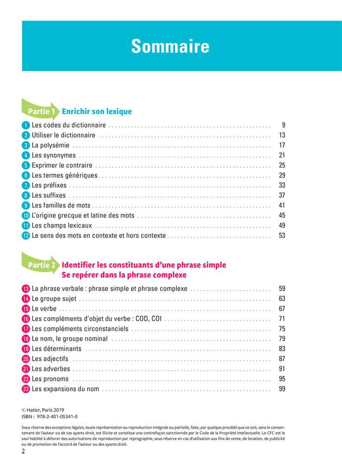 POP - Etude de la langue Cycle 3 Ed. 2019 - livre de l'élève