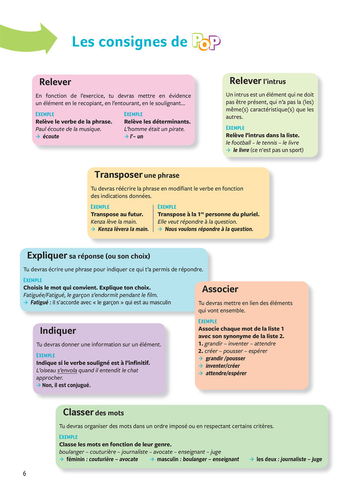 POP - Etude de la langue Cycle 3 Ed. 2019 - livre de l'élève