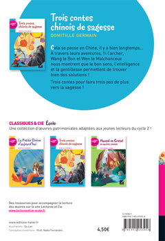 Classiques & Cie Ecole Cycle 2 - Trois contes chinois de sagesse