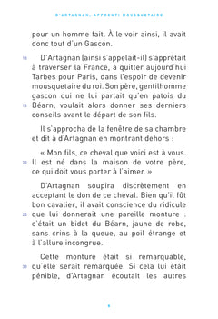 Classiques & Cie Ecole Cycle 3 - D'Artagnan, apprenti mousquetaire