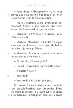 D'Artagnan, apprenti mousquetaire