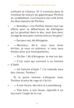 D'Artagnan, apprenti mousquetaire