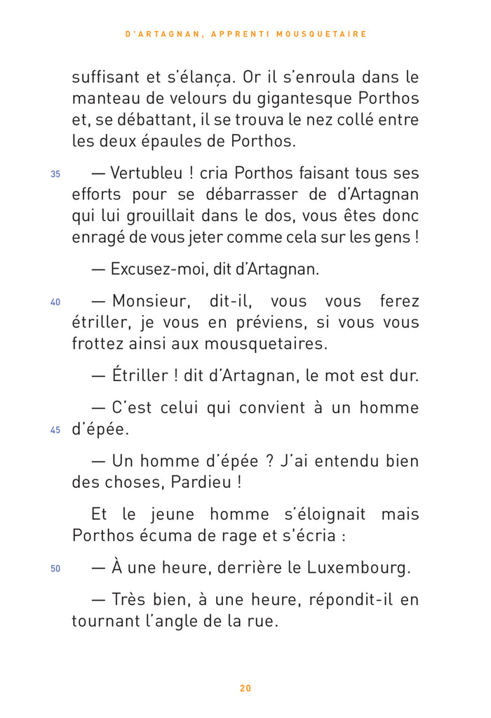 D'Artagnan, apprenti mousquetaire