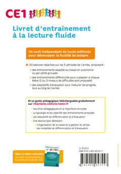 Lecture CE1 Ed. 2019 - Livret d'entrainement à la lecture fluide