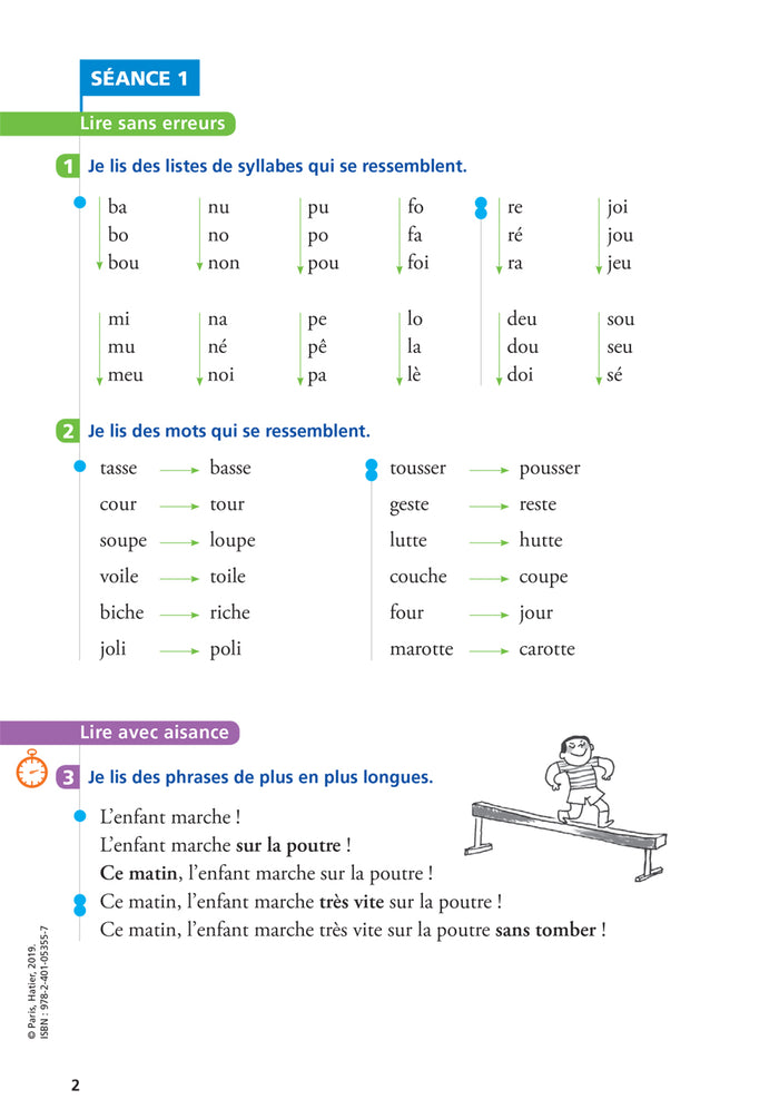 Lecture CE1 Ed. 2019 - Livret d'entrainement à la lecture fluide