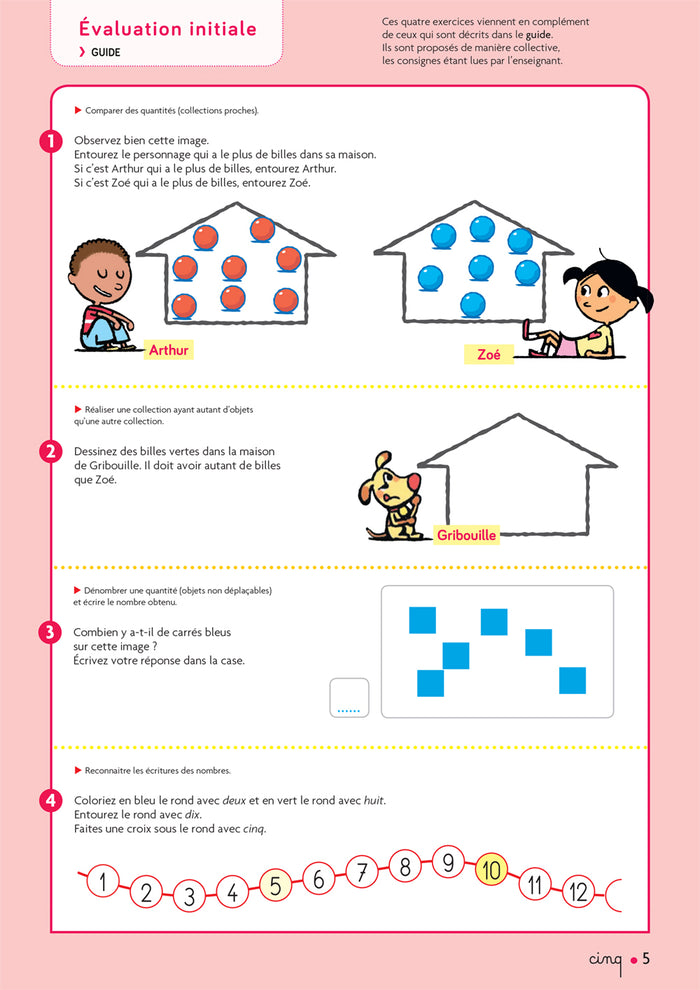 CAP MATHS CP Éd. 2019 - Fichier de l'élève