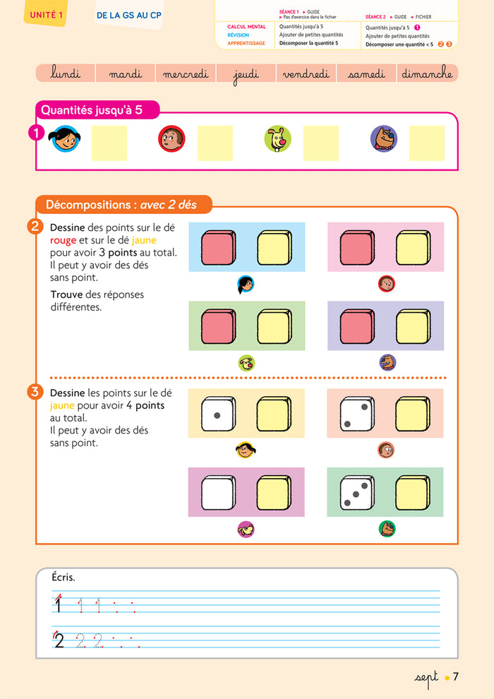 CAP MATHS CP Éd. 2019 - Fichier de l'élève