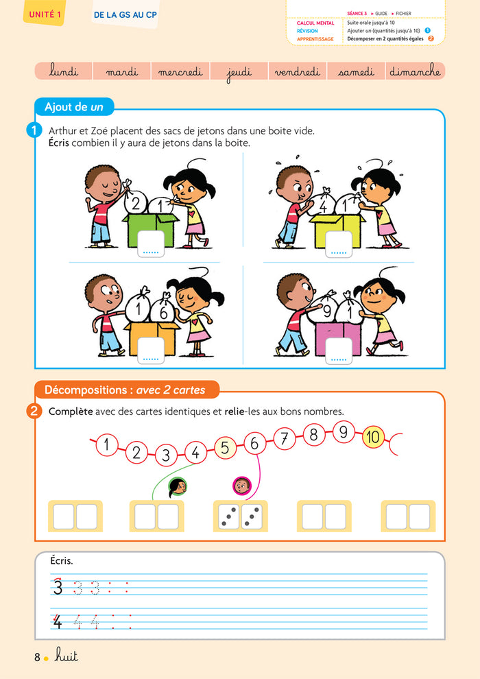 CAP MATHS CP Éd. 2019 - Fichier de l'élève