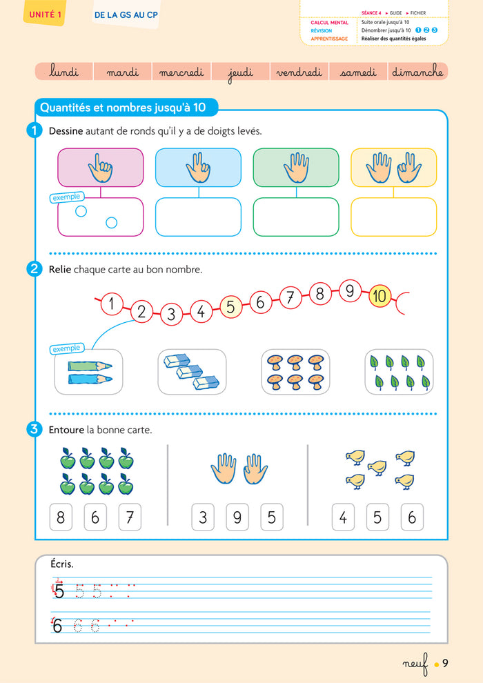 CAP MATHS CP Éd. 2019 - Fichier de l'élève