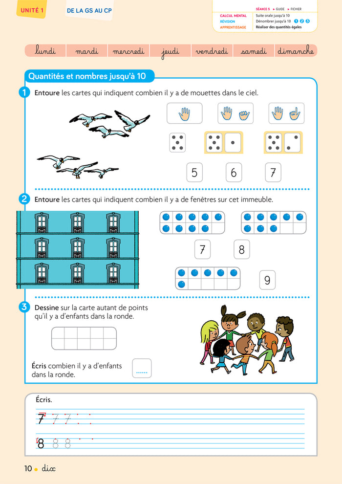 CAP MATHS CP Éd. 2019 - Fichier de l'élève