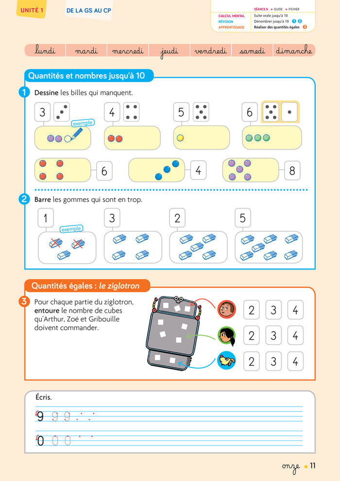 CAP MATHS CP Éd. 2019 - Fichier de l'élève