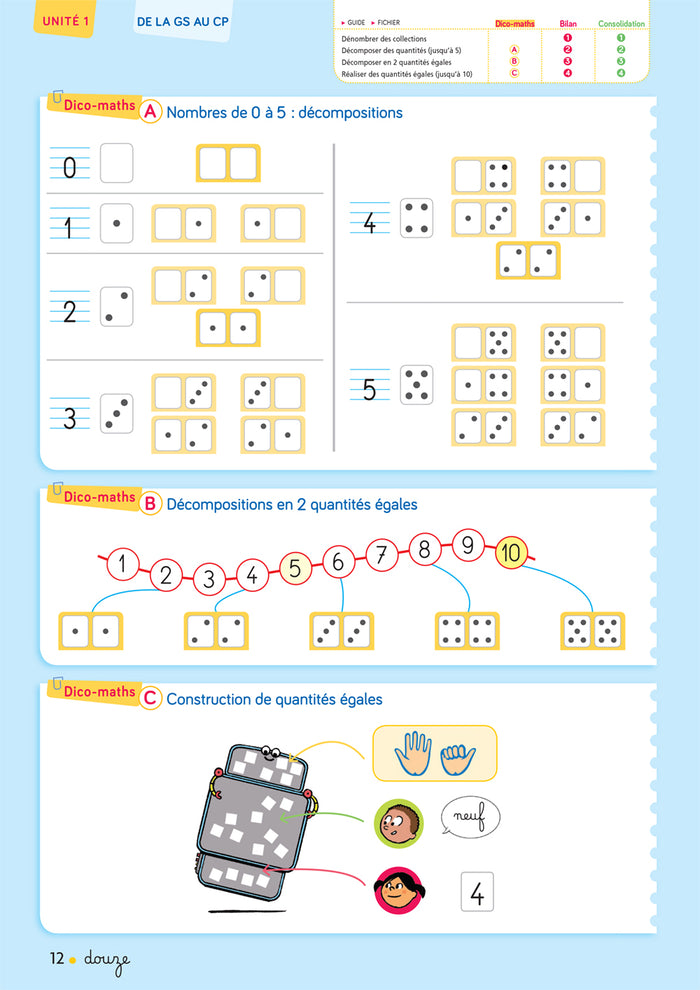 CAP MATHS CP Éd. 2019 - Fichier de l'élève