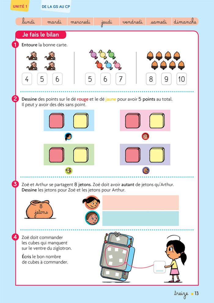 CAP MATHS CP Éd. 2019 - Fichier de l'élève