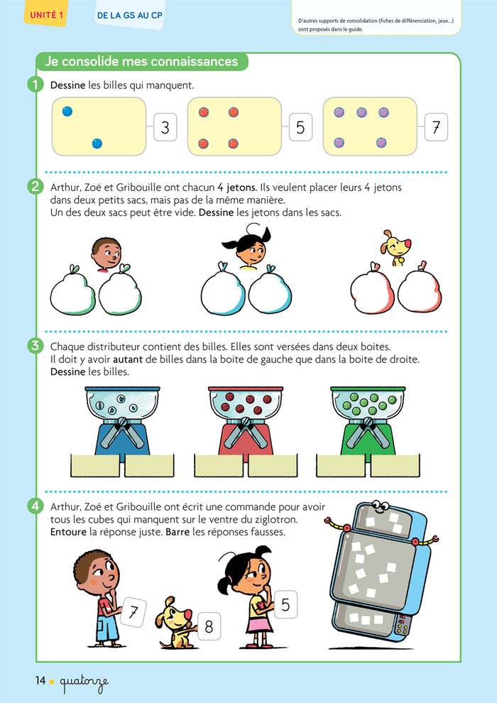 CAP MATHS CP Éd. 2019 - Fichier de l'élève