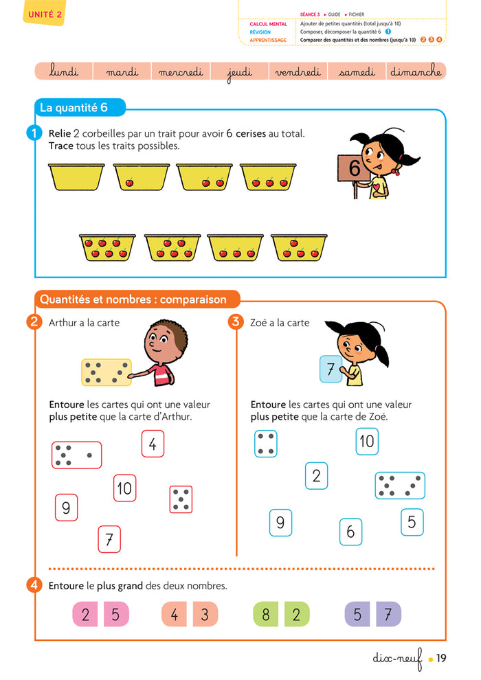 CAP MATHS CP Éd. 2019 - Fichier de l'élève
