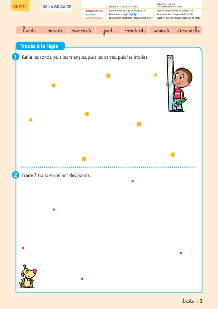 Cap Maths CP - Cahier de Géométrie-Mesure