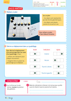 Cap maths CE1 - Cahier de géométrie-mesure