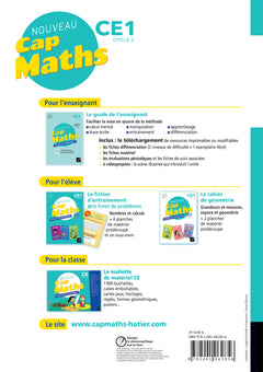 Cap Maths CE1 Éd. 2020 - Fichier de l'élève