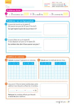 Cap Maths CE1 Éd. 2020 - Fichier de l'élève