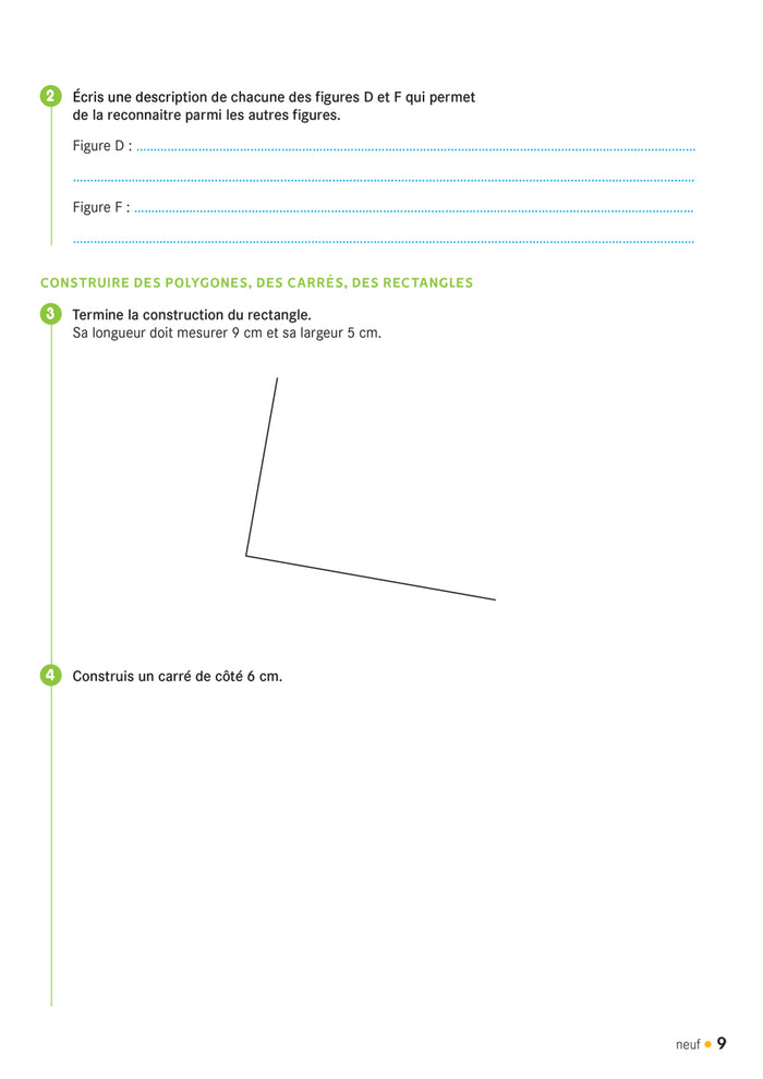Cap Maths CM1 Éd. 2020 - Cahier de Géométrie-Mesure