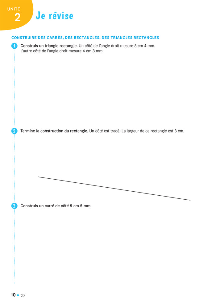 Cap Maths CM1 Éd. 2020 - Cahier de Géométrie-Mesure