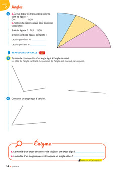 Cap Maths CM1 Éd. 2020 - Cahier de Géométrie-Mesure