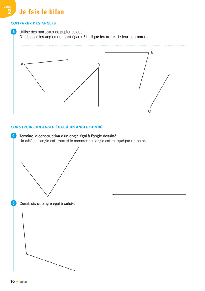 Cap Maths CM1 Éd. 2020 - Cahier de Géométrie-Mesure